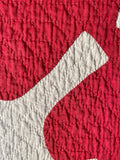 Hawaiian Applique Red and White Quilt