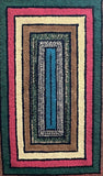 Colourful Bar Hooked Rug