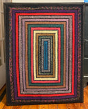 Colourful Bar Hooked Rug