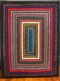 Colourful Bar Hooked Rug