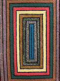 Colourful Bar Hooked Rug